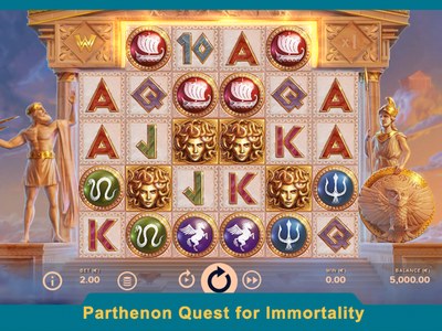 Видеослот Parthenon Quest For Immortality студии NetEnt